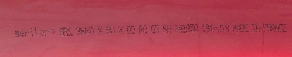 Screenprinting blade 65 shores
