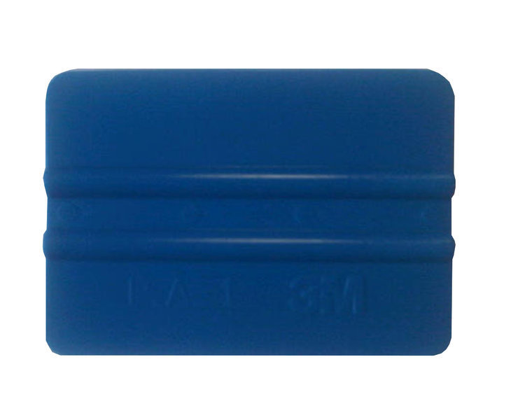 3M raclette plastique bleue (plastique tendre), 10cm