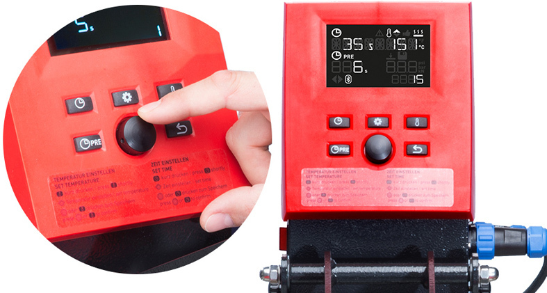 Presse à chaud électromagnétique 38 x 38 cm Secabo TC5 SMART