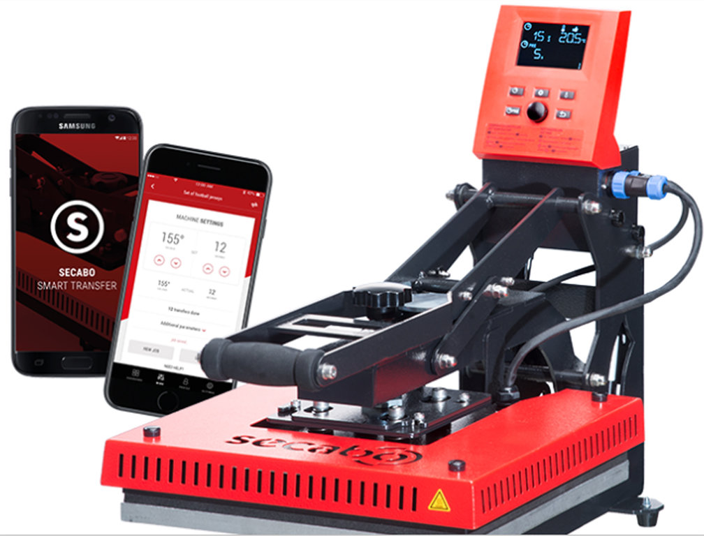 Presse à chaud électromagnétique 38 x 38 cm Secabo TC5 SMART