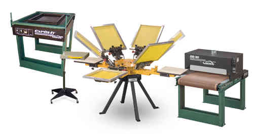 SHOP 2: complete shop for starting textile printing with medium production