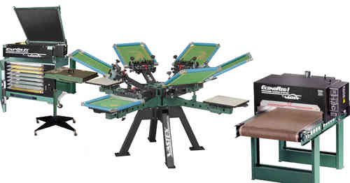 SHOP 3: Komplette Siebdruckwerkstatt für Textilien für eine intensive Produktion
