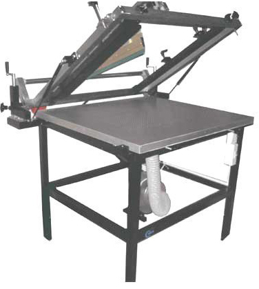 Flatbed screen priting machine