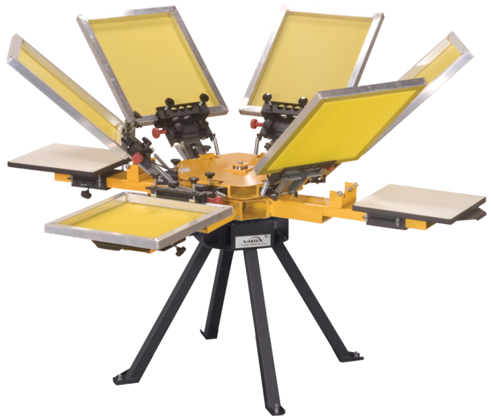 Carrousel de sérigraphie manuel Vastex V1000